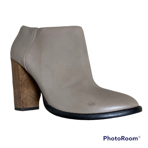 Elizabeth and James Taupe Ankle Boots - Picture 2 of 5